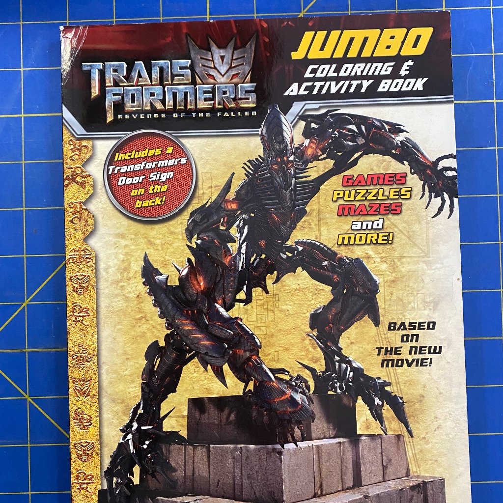 Transformers Revenge Of The Fallen Coloring Book